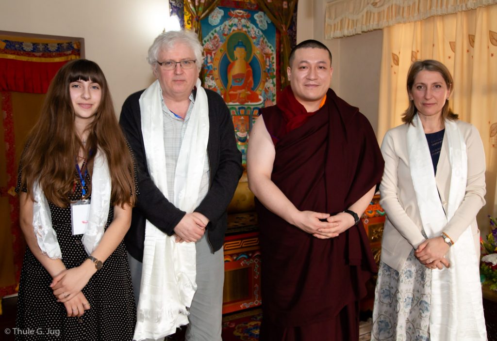 Thaye Dorje His Holiness The Th Gyalwa Karmapa Meets Lama Jampa