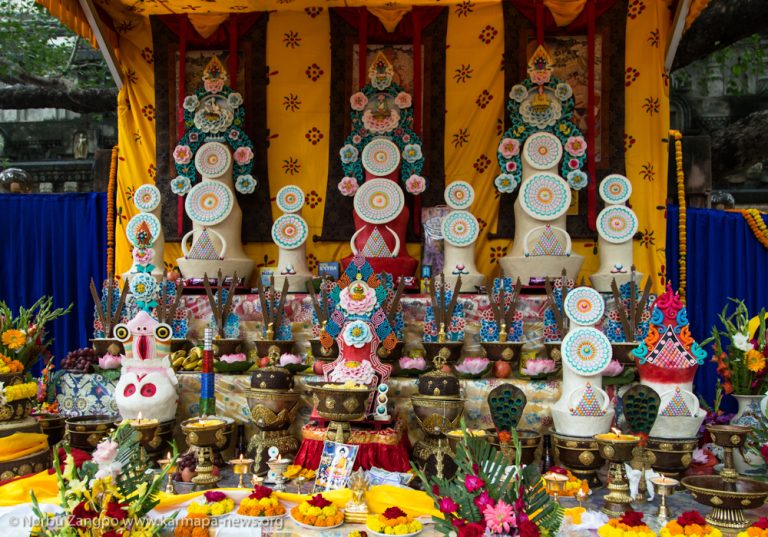 Prayers and Aspirations at the Main Temple in Bodh Gaya during Kagyu ...